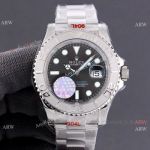AAA Swiss Copy Rolex Yachtmaster 40mm Watch 904L ETA2836 Gray Dial